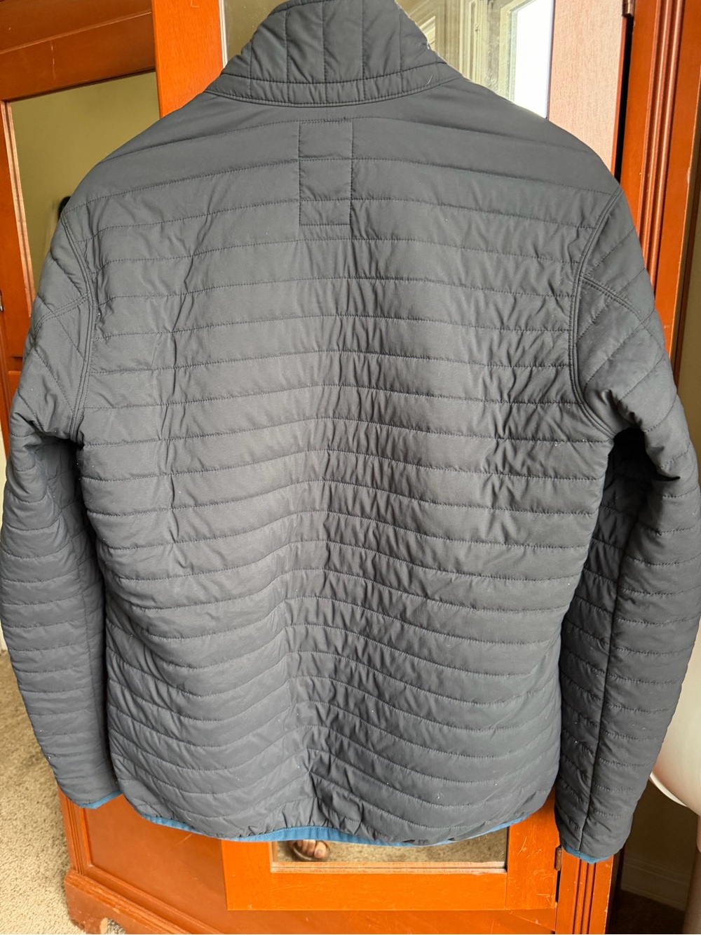 Men's Relwen Quilted Lightweight Jacket — Charcoal Grey - Picture 6 of 7